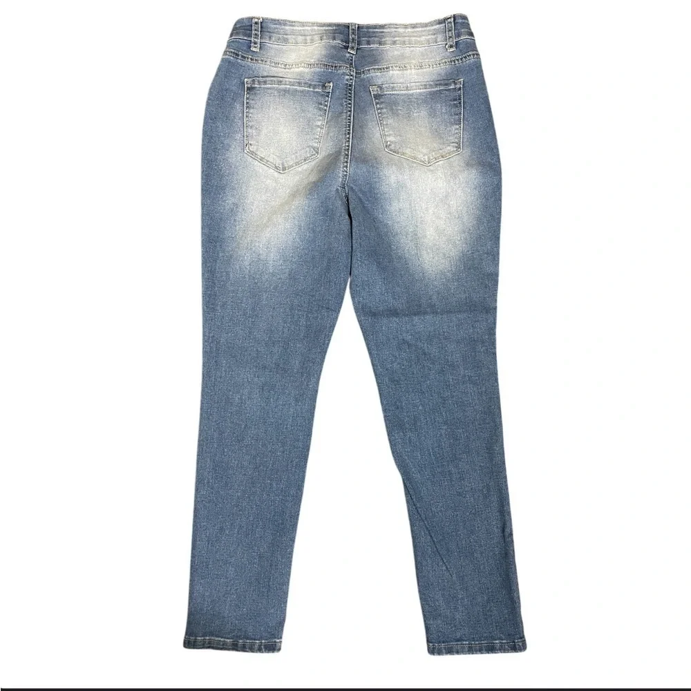 TALA Jeans Distressed High-Waisted Button-Fly With Stretch- Size Women’s 10 - Picture 5 of 7